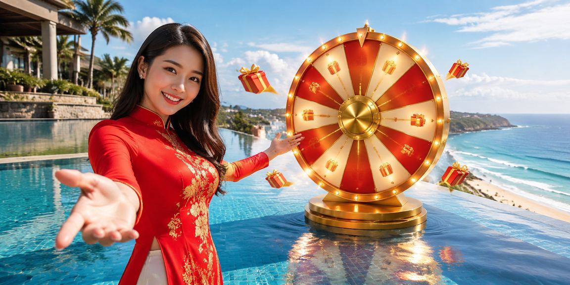 Phụ nữ trong trang phục áo dài chơi roulette trực tuyến tại Vũng Tàu với giao diện di động